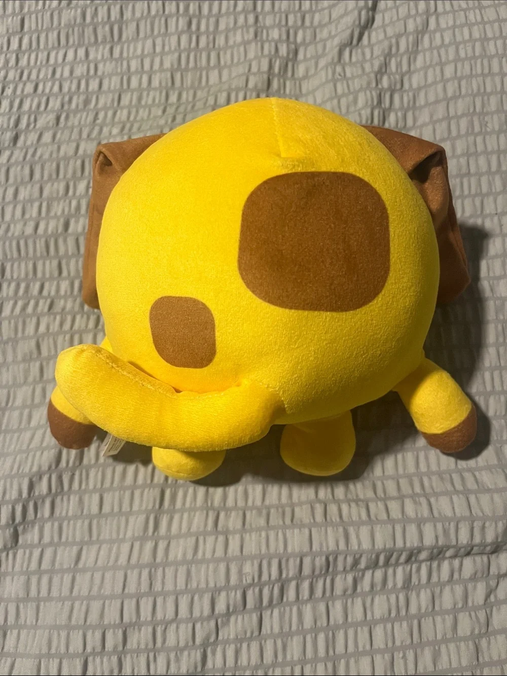 Piñata Smashlings Yellow Dog Plush Stuffed Animal NWOT 8”